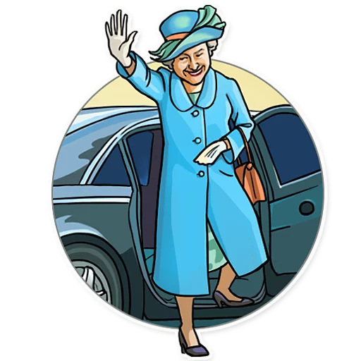 The Queen emoji ✋