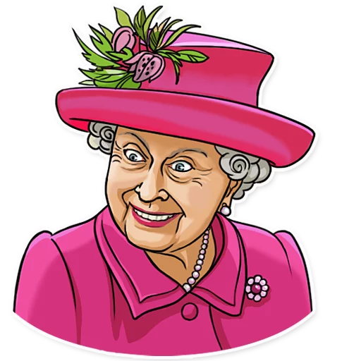 The Queen stiker 😬