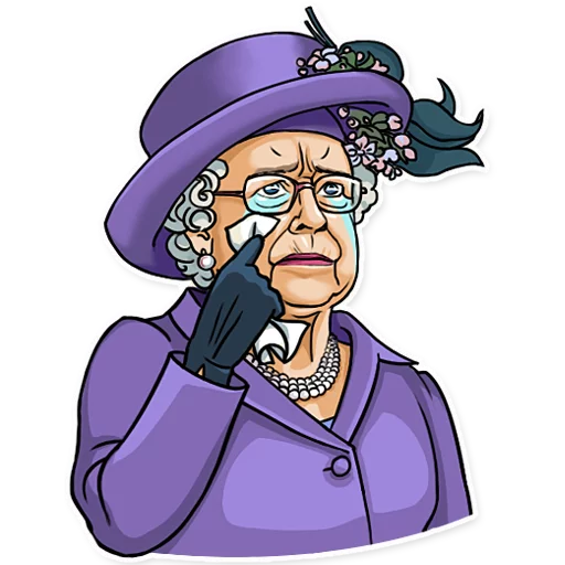 The Queen emoji 😭