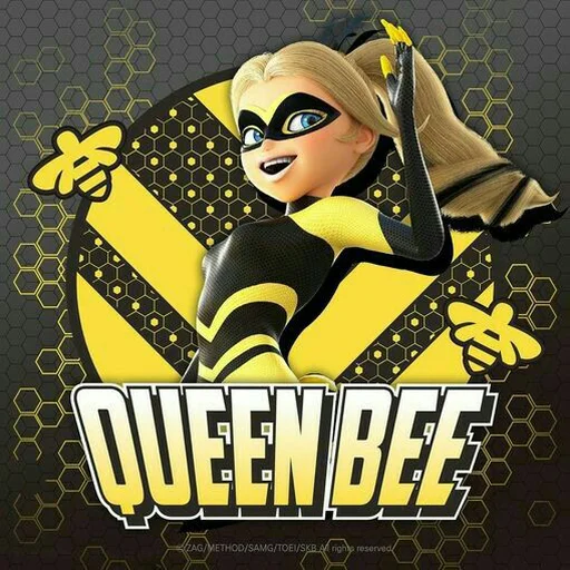 Стікер Telegram «Queen Bee - Miraculous :» 💛