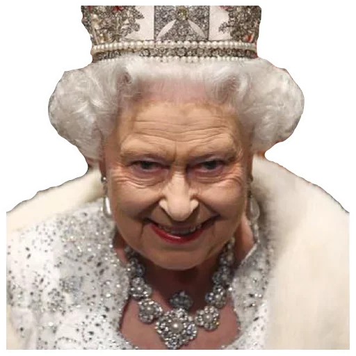Стикеры телеграм Queen Elizabeth II