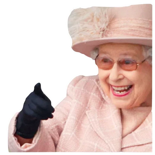 Queen Elizabeth II sticker 😃