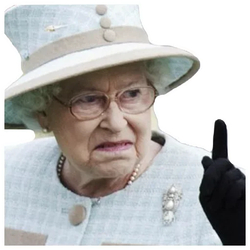 Queen Elizabeth II emoji 😣