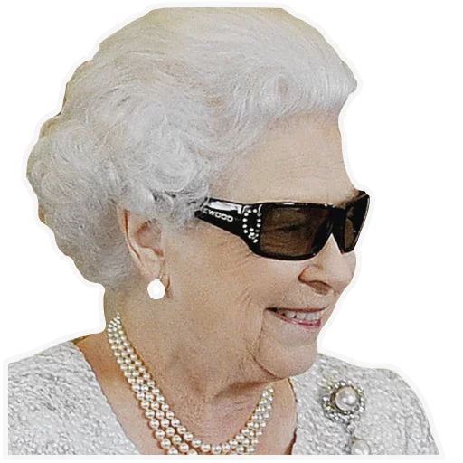 Queen Elizabeth II emoji 😎