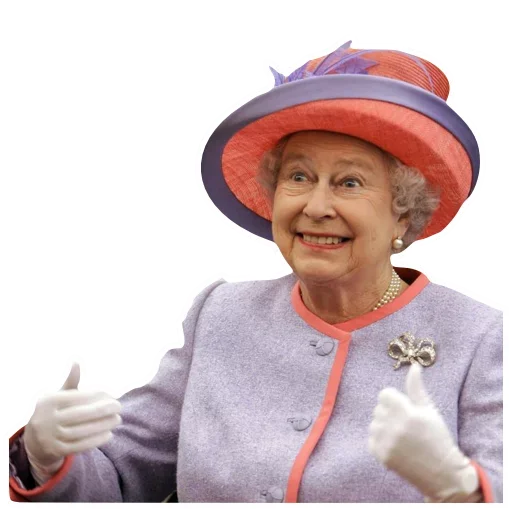 Стикер Queen Elizabeth II 😦