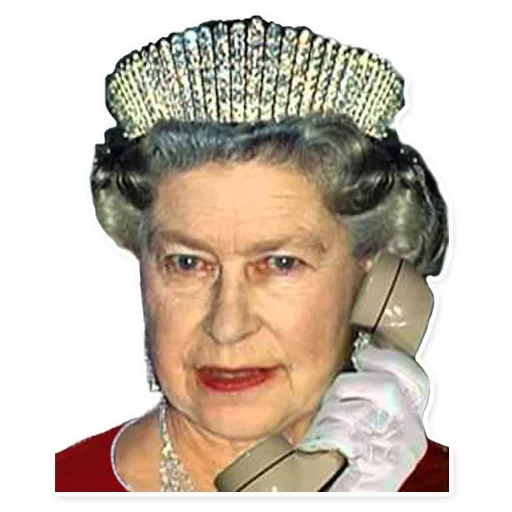 Queen Elizabeth II emoji 📞