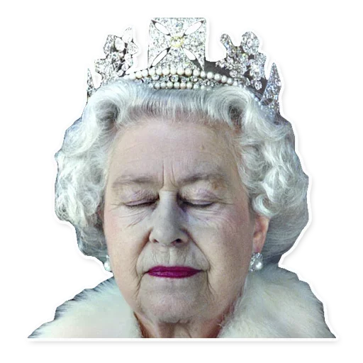 Queen Elizabeth II emoji 😞