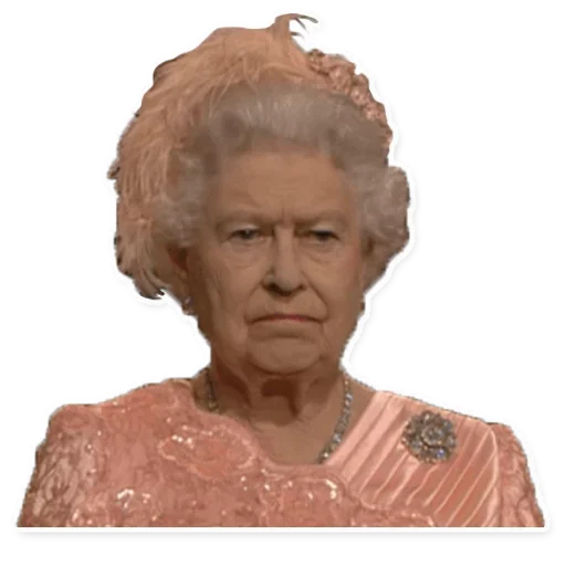 Queen Elizabeth II emoji 😒