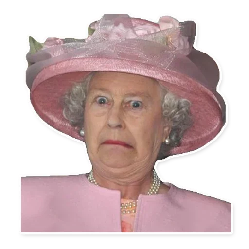 Queen Elizabeth II sticker 😑