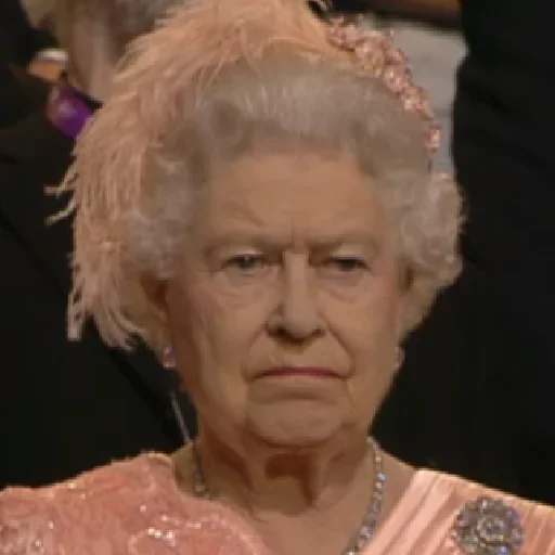 Queen Elizabeth II sticker ☹️