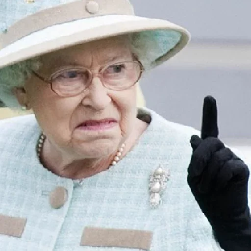 Queen Elizabeth II emoji 😑