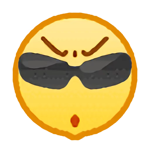 Telegram Sticker «QQ emojis» 😎