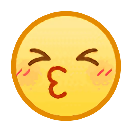 QQ emojis sticker 😚