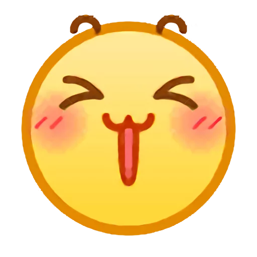 Telegram Sticker «QQ emojis» 😝