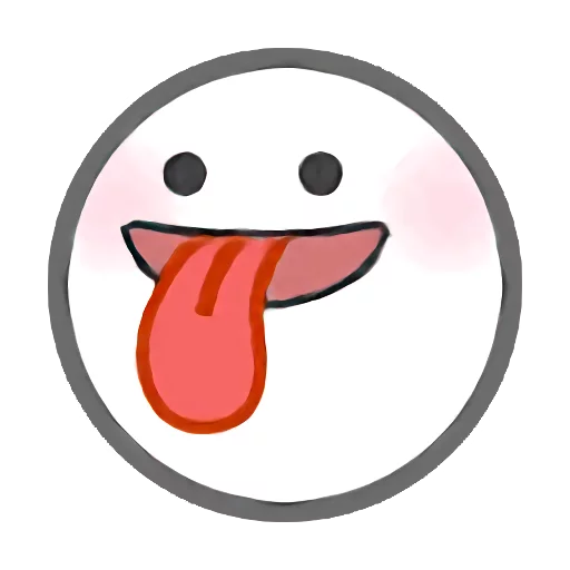 Telegram Sticker «QQ emojis» 😜