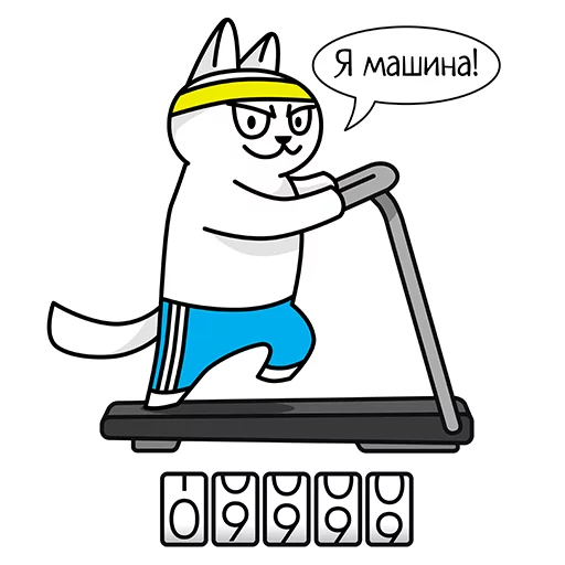 QR-cat by monobank sticker 🏋️