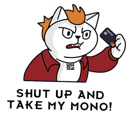 QR-cat by monobank sticker 🤐