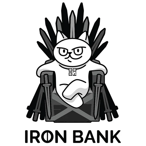 Telegram stiker «QR-cat by monobank» ⛪️