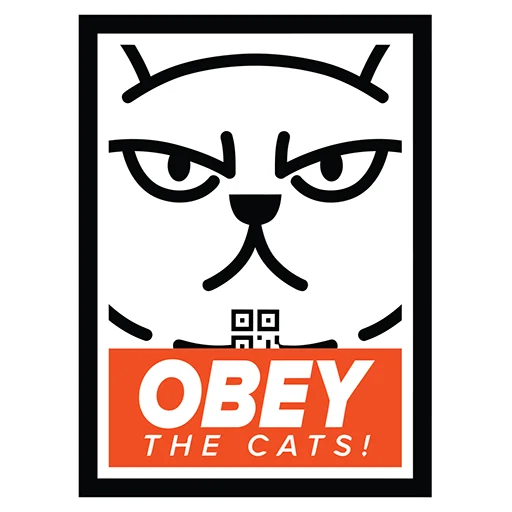 QR-cat by monobank sticker 🐈