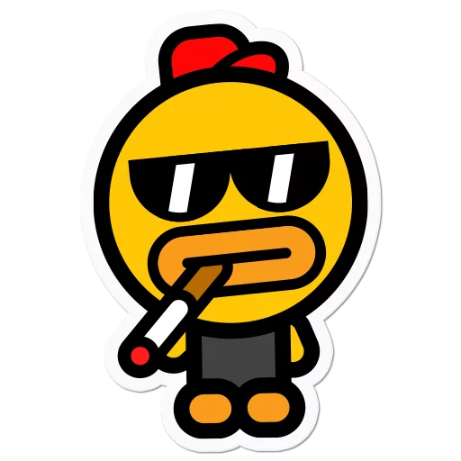 quack_you stiker 😎