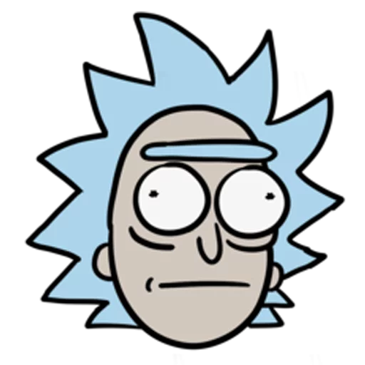 Telegram Sticker «Rick And Morty» 😶