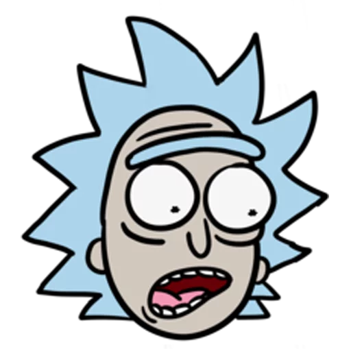 Telegram stiker «Rick And Morty» 😧