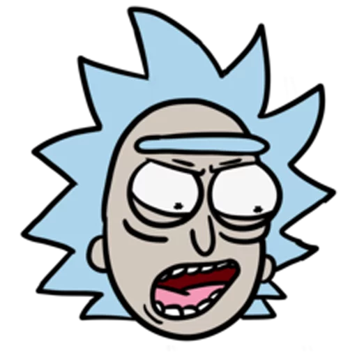 Telegram stiker «Rick And Morty» 😒