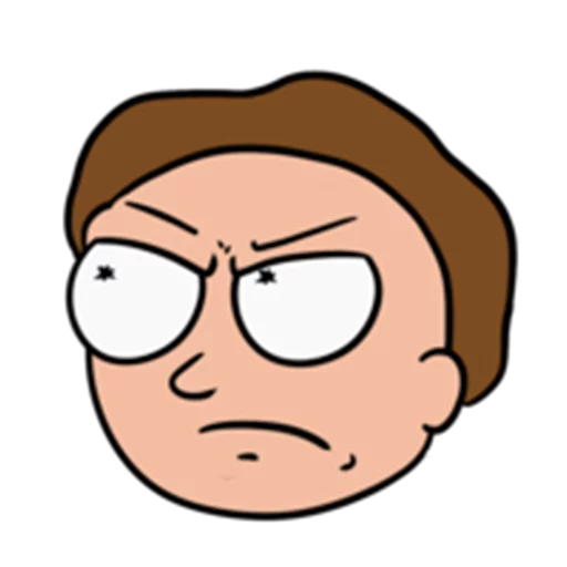 Rick And Morty emoji 😠