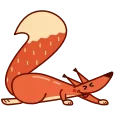 Telegram emoji Red Squirrel