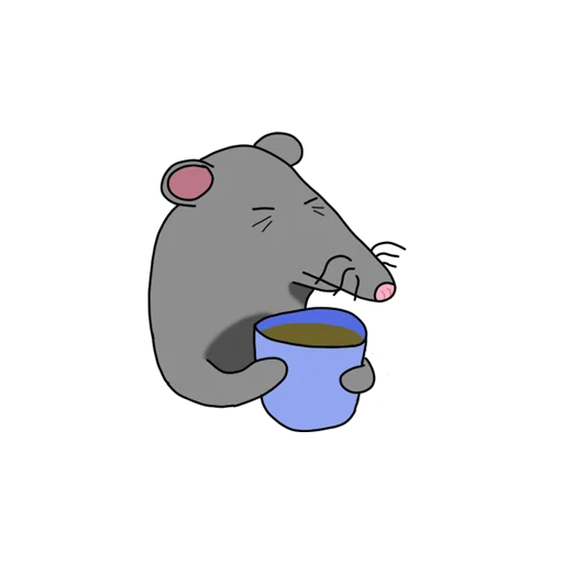 Telegram stiker «RATSSSS» ☕️