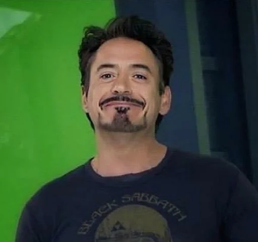 Эмодзи Robert Downey Jr. 🙂