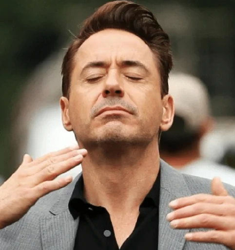 Эмодзи Robert Downey Jr. 😁