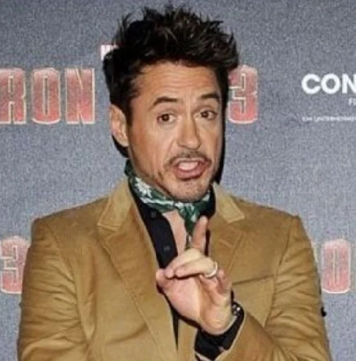 Robert Downey Jr. sticker 🤫