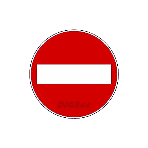 ROAD SIGNS  sticker ⛔️