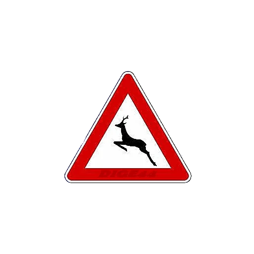Telegram stiker «ROAD SIGNS» 🦌