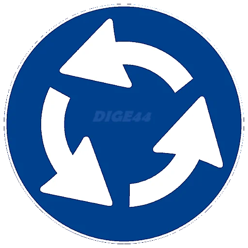 ROAD SIGNS stiker 🔄