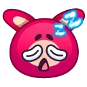 Емодзі Rabbit Emoji 😴