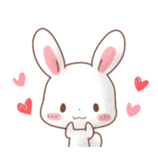 Стікер Telegram «Rabbit & Bear's love Prt. 1 (FULL) [日本]» 💕