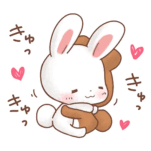 Стікер Rabbit & Bear's love Prt. 1 (FULL) [日本] 👐