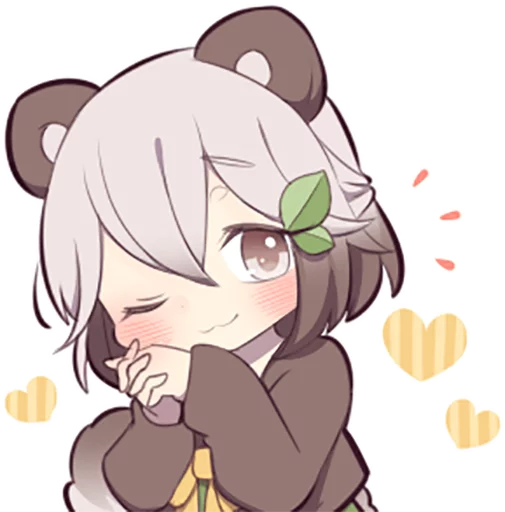 Lovely Raccoon Girl by SR emoji 😉