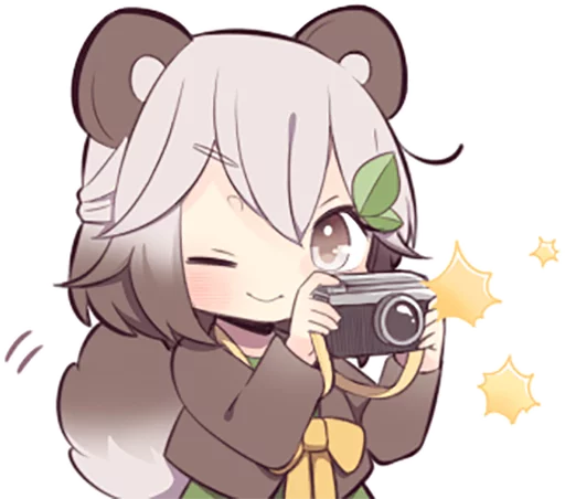 Lovely Raccoon Girl by SR emoji 📸
