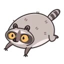 Raccoon Days emoji 😞
