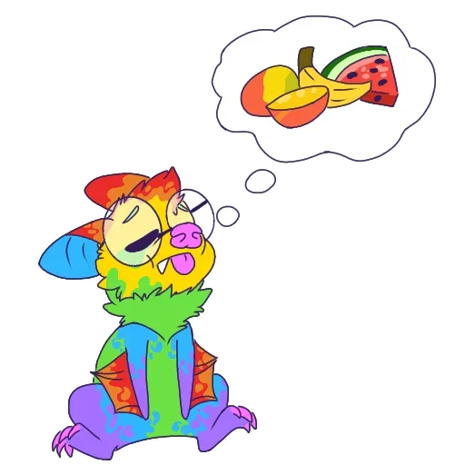 Rainbow Batman emoji 😉
