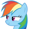 Telegram emojisi «Rainbow Dash MLP» 🙂