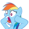 Telegram emojisi «Rainbow Dash MLP» 🗣
