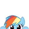 Rainbow Dash MLP emoji 🐱