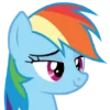 Rainbow Dash MLP emoji 🙂
