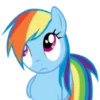 Telegram emojisi «Rainbow Dash MLP» 🙁