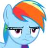 Telegram emojisi «Rainbow Dash MLP» 🤦‍♂️