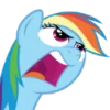 Rainbow Dash MLP emoji 🗣